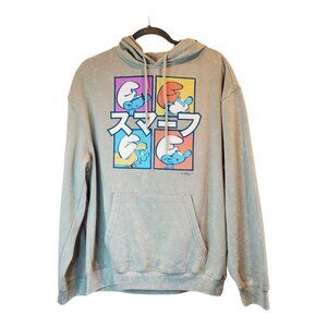 Smurfs MAD ENGINE Graphic Hoodie Mens Long Sleeves SZ M